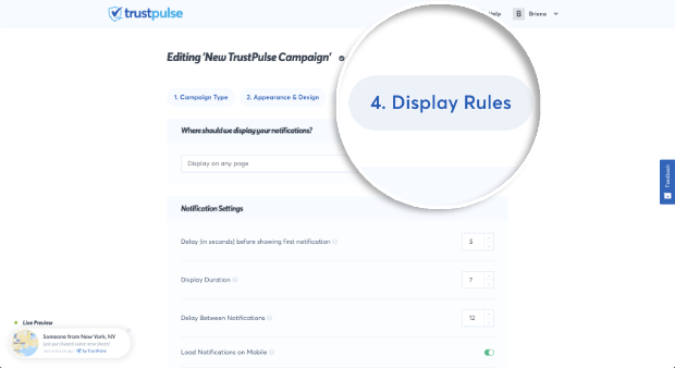 Display Rules Tab