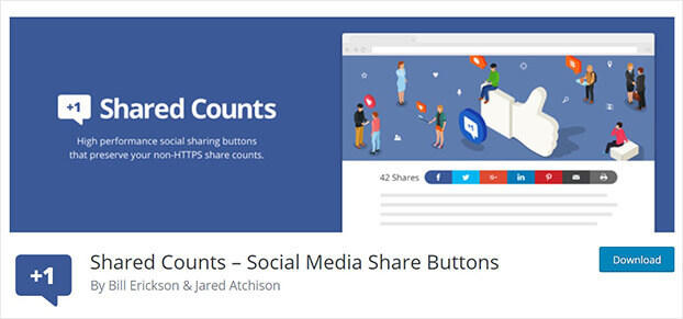 Shared Counts social proof software
