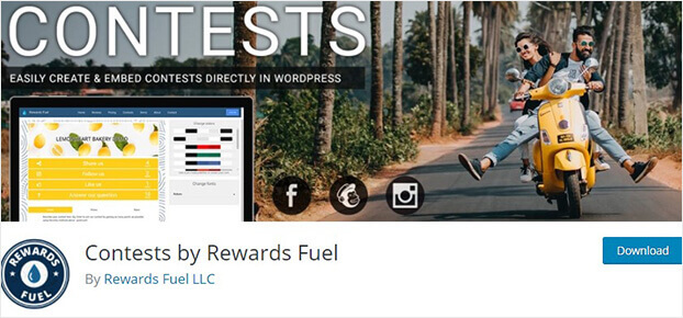 Contests by Rewards fuel_wordpress giveaway plugin