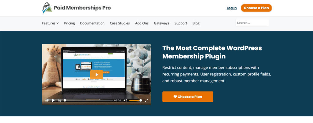 paid membership pro - WordPress Membership Plugin
