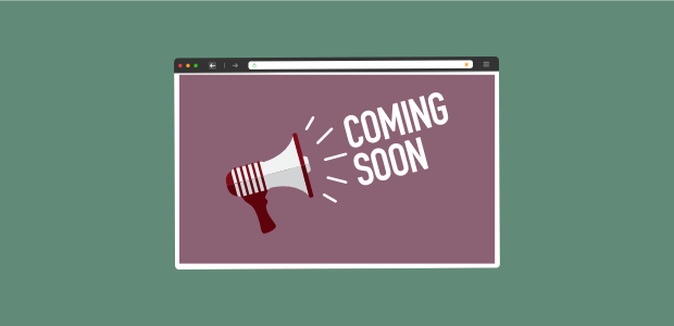 Create a coming soon page