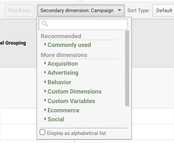 secondary-dimension-options