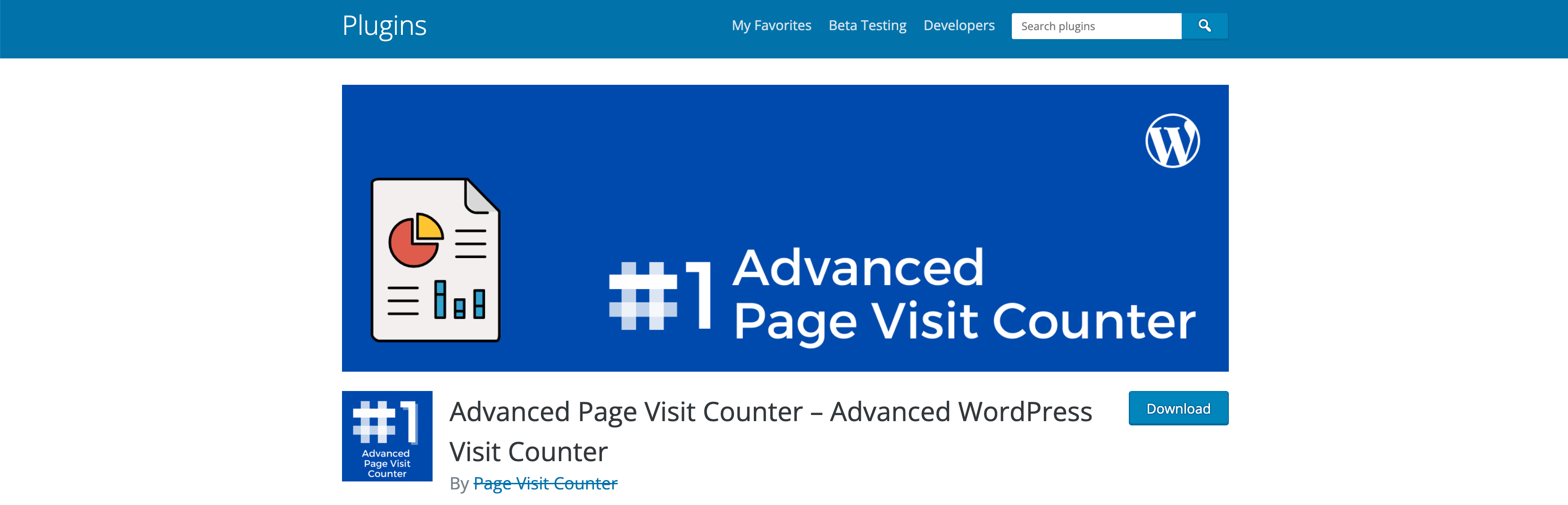 Advanced Page Visit Counter Home Page